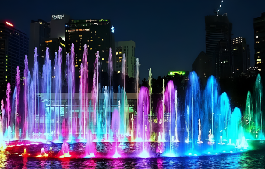 KL Evening Tour with Symphony Water Fountain Show and KL Tower Observation Deck Ticket – Private Tour